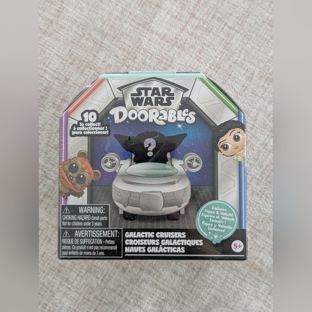 Just Play Star Wars Doorables Galactic Cruisers, Collectible Figure and Vehicle